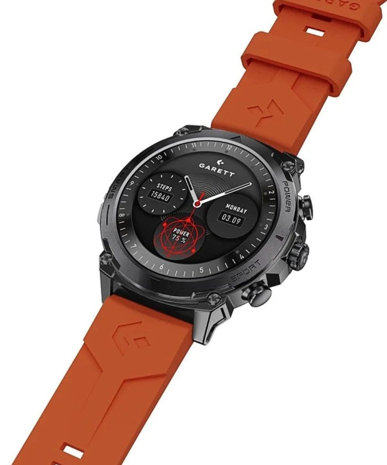Smartwatch Garett Atom Czarny Stalowy – Rozmowy Bluetooth, 100+ Trybów Sportowych, Do 8 Dni Pracy black.jpg